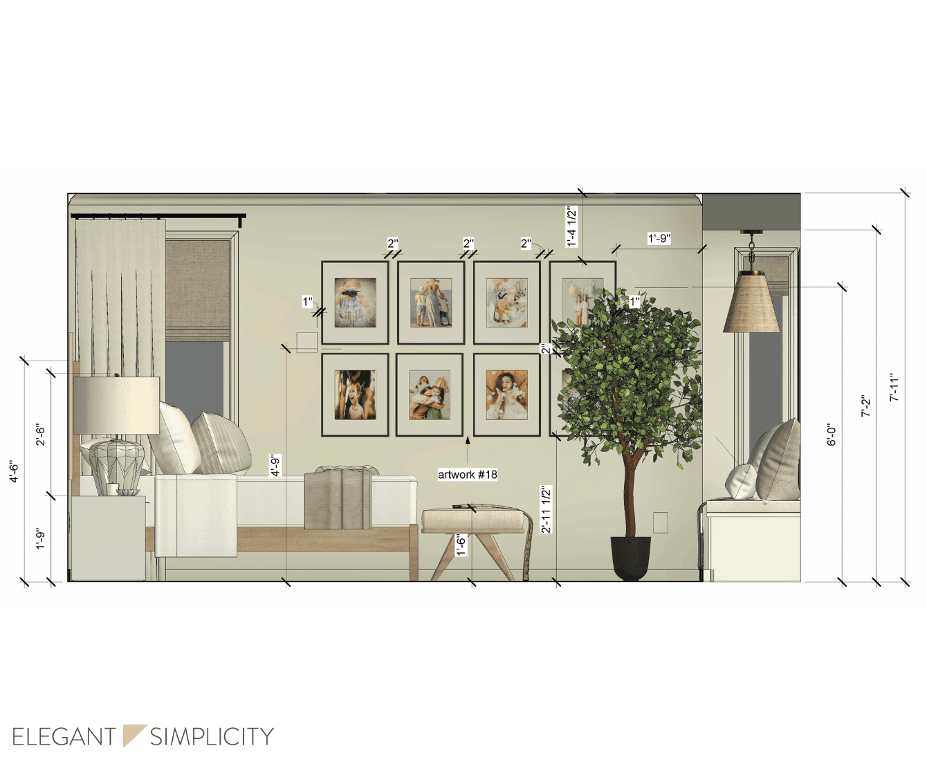 We’re so excited to share details from The Medina House: Primary Bedroom –– one of our favorite interior design + professional organizing projects in Medina, WA.