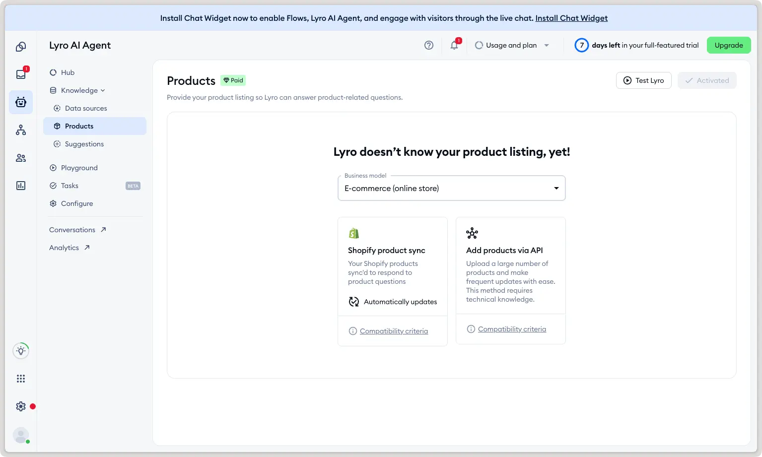 tidio, best ecommerce ai agent for combining live chat with AI
