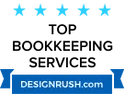 top bookeeping services by designrush.com certificate