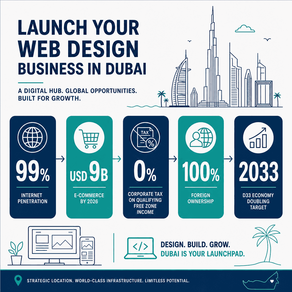 Infographic: Start a Web-Design Business in Dubai