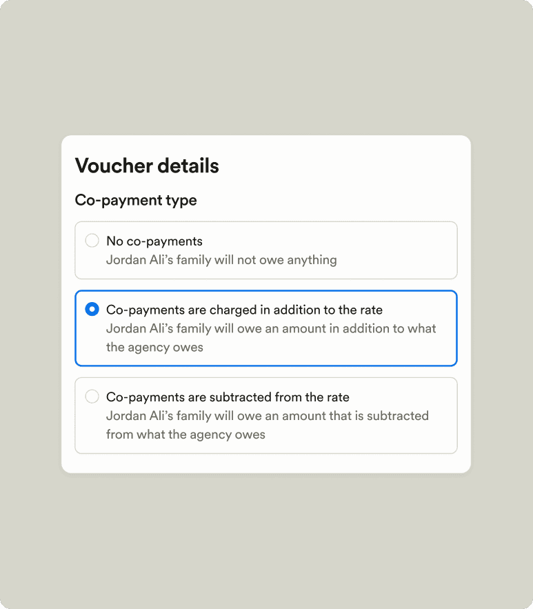 Improved subsidy copays
