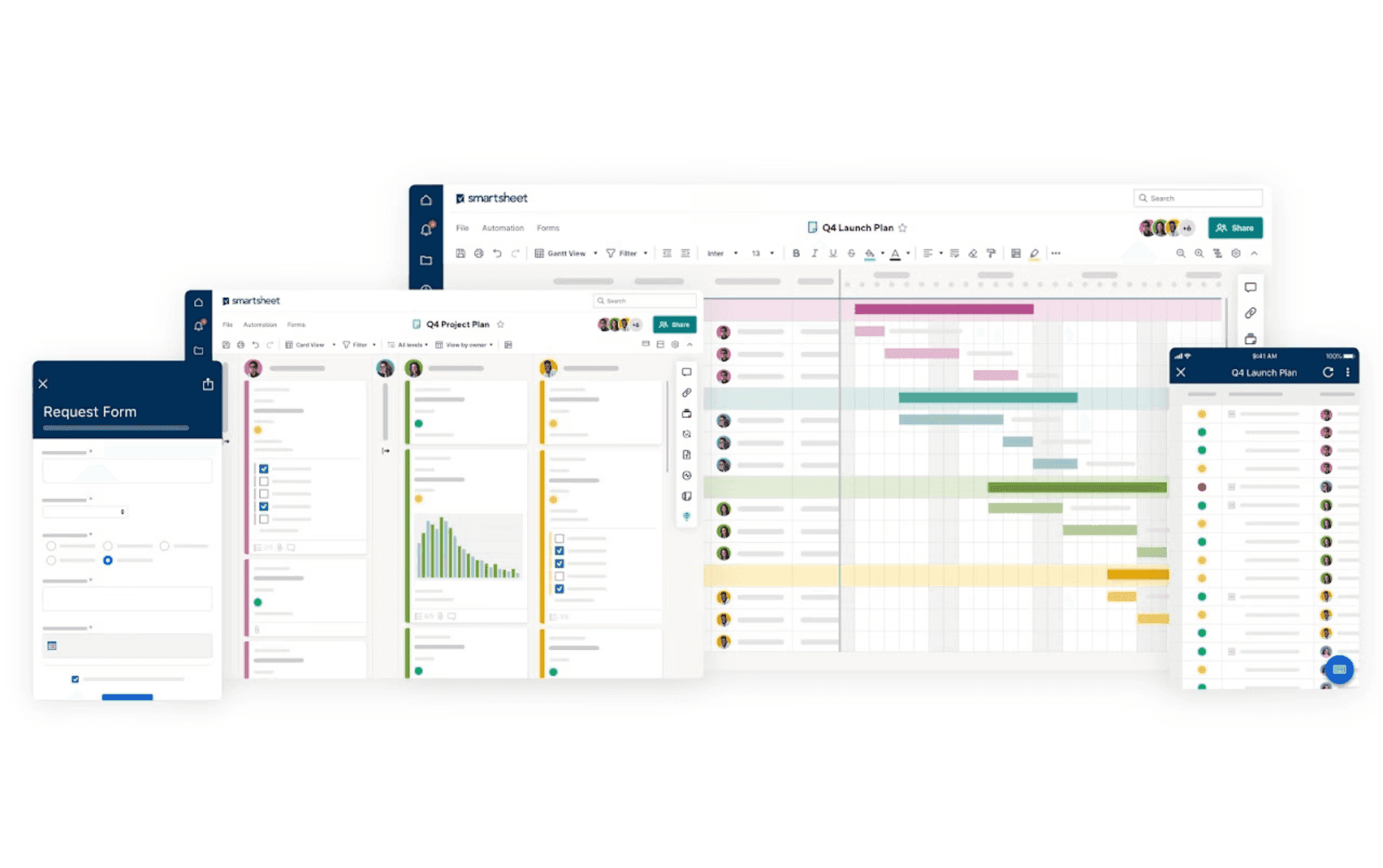 spreadsheet-style control in Smartsheet