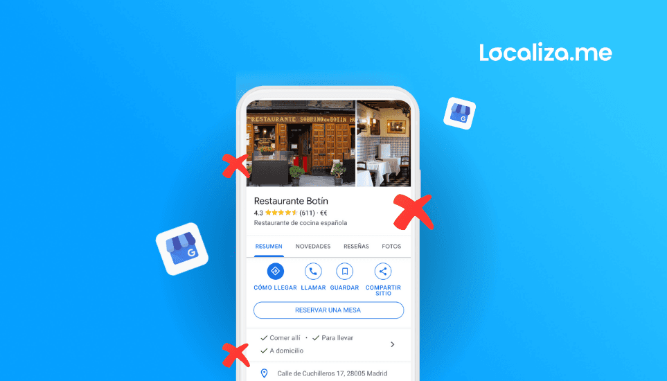 Errores más comunes en las fichas de Google Business Profile