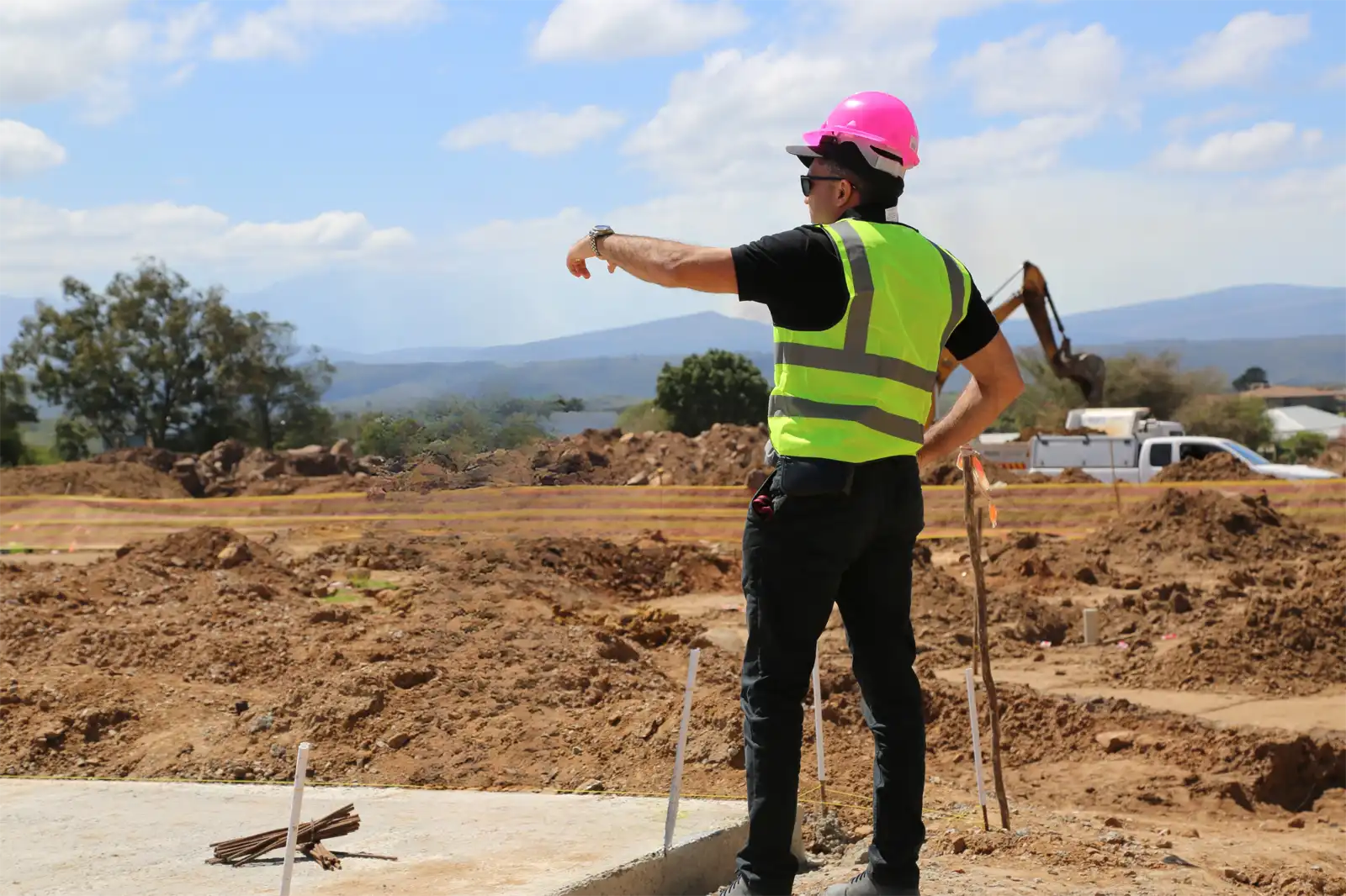 Woman planning about structure