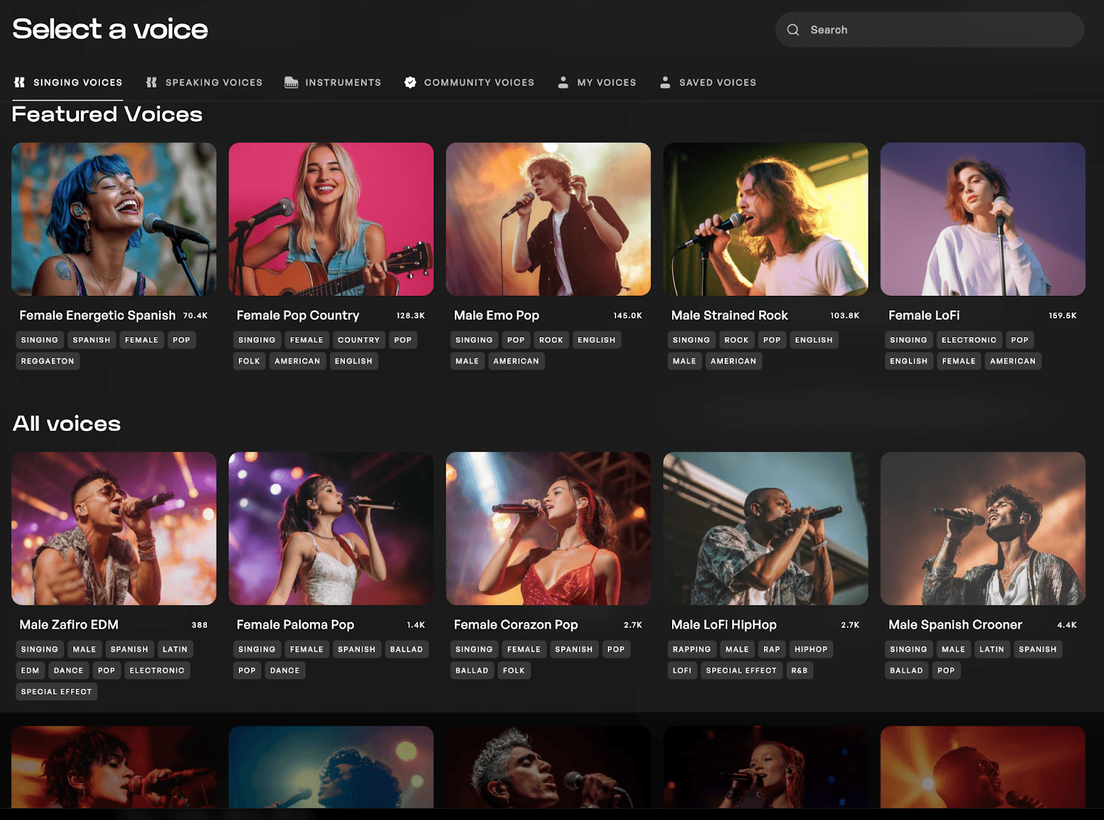 Kits royalty-free voice models