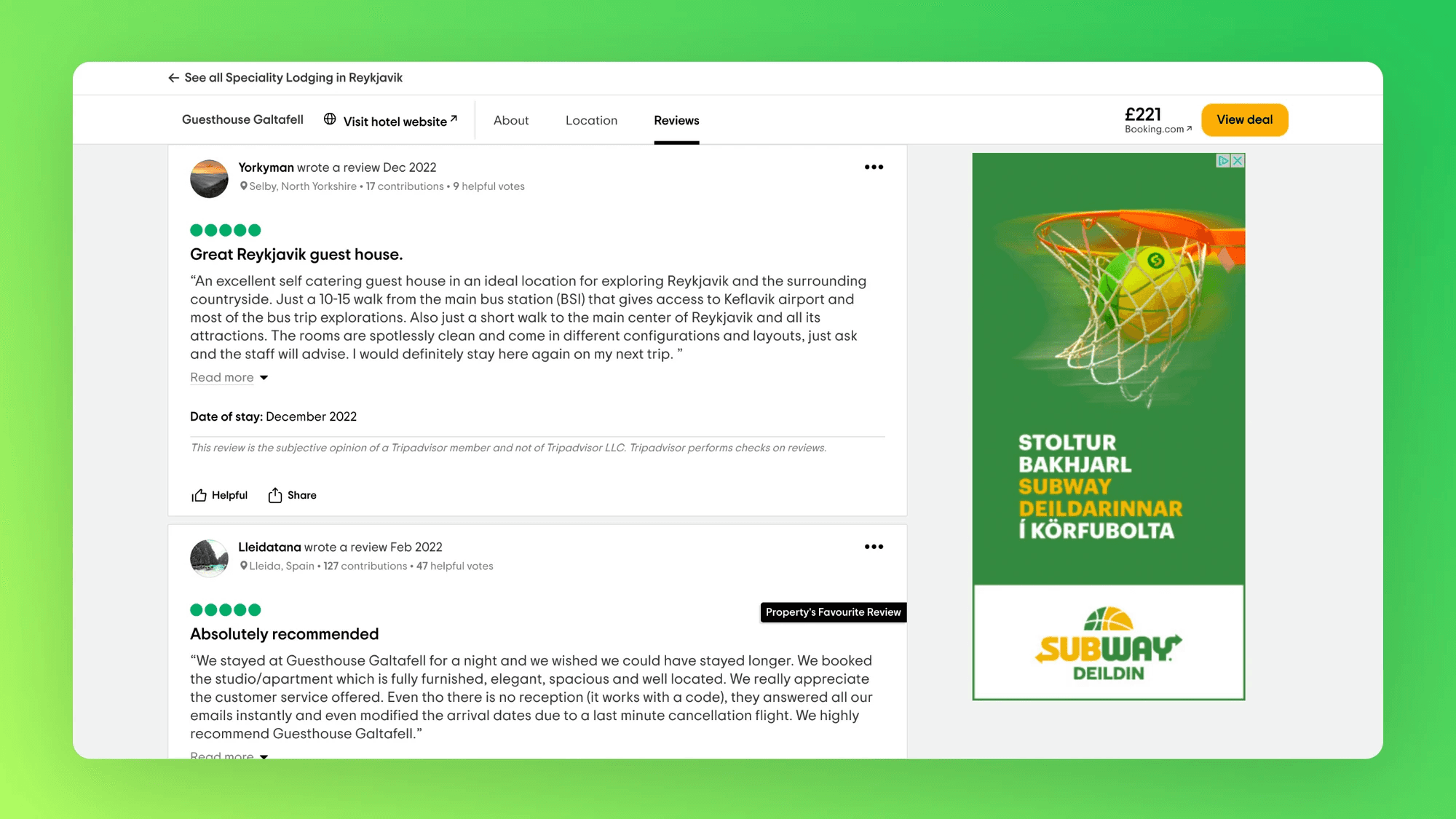 booking independent review website