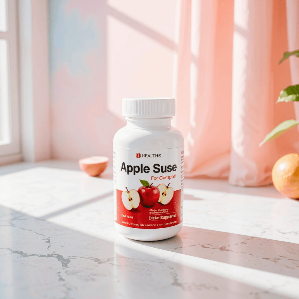 product photography of bottle of dietary supplement