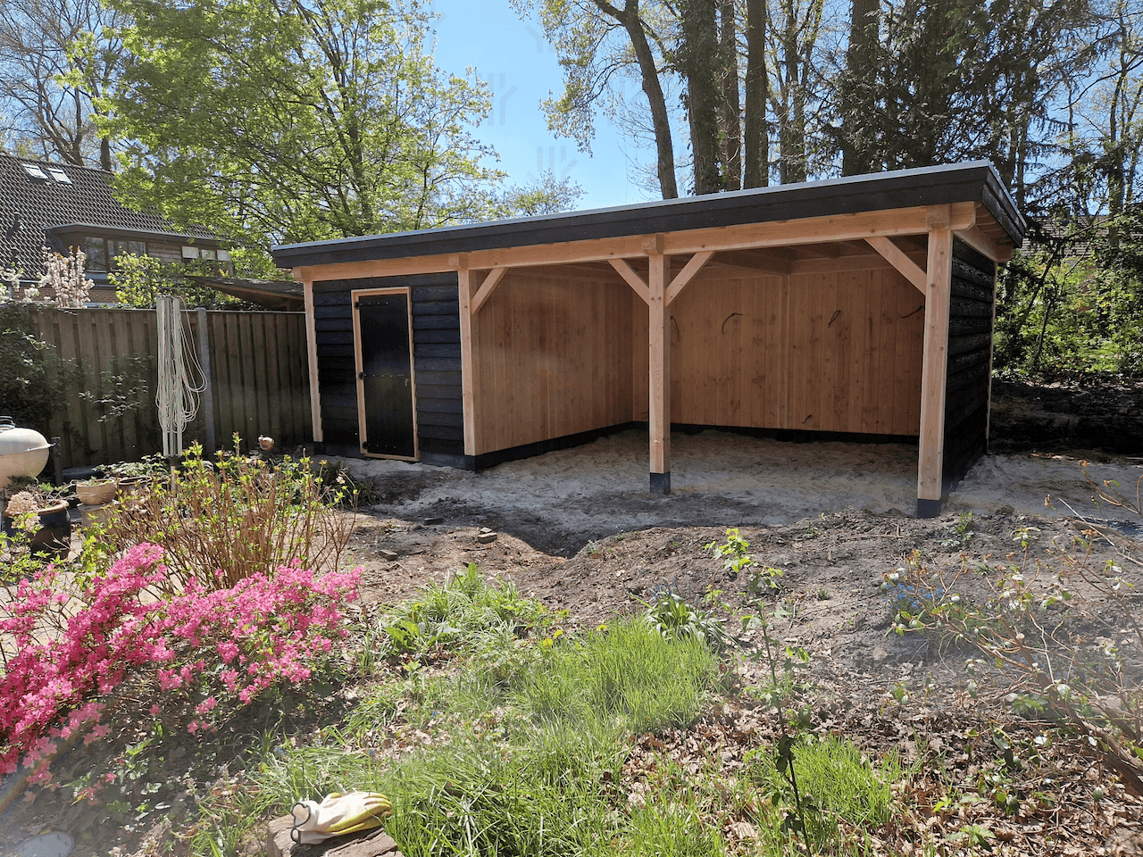 Veranda van Dugreja Houtbouw Putten