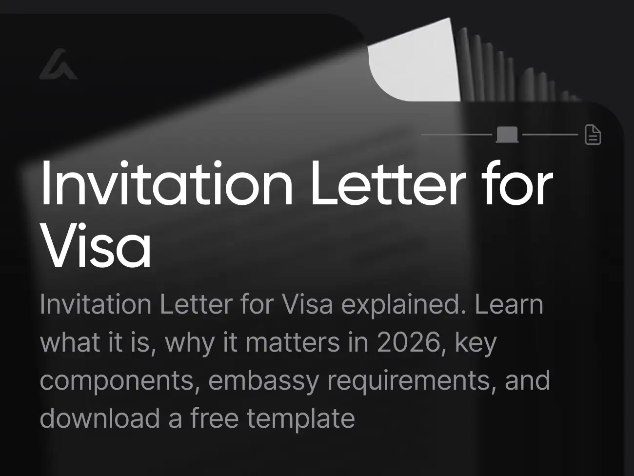 Invitation Letter for Visa