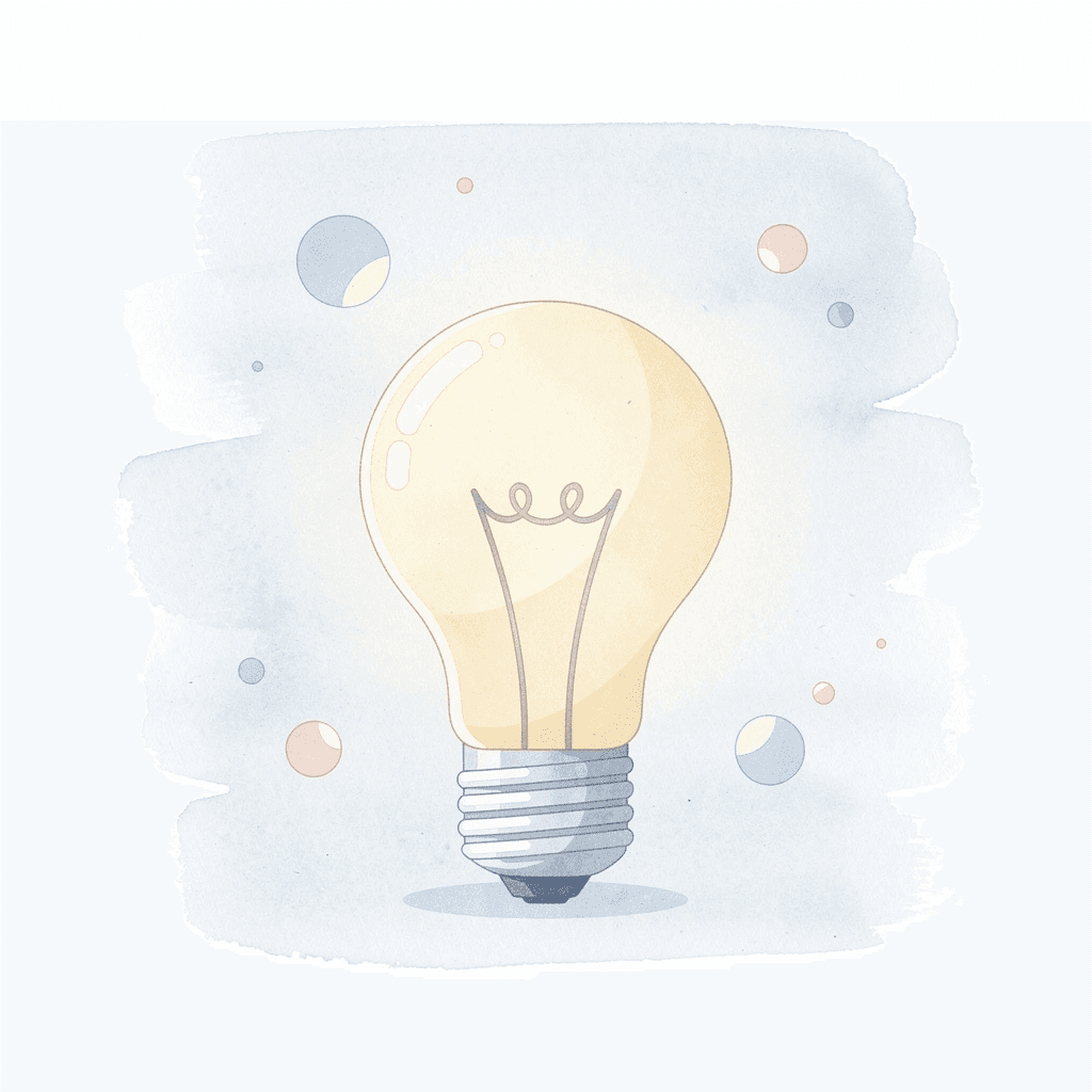 Lightbulb icon representing creative breakthrough