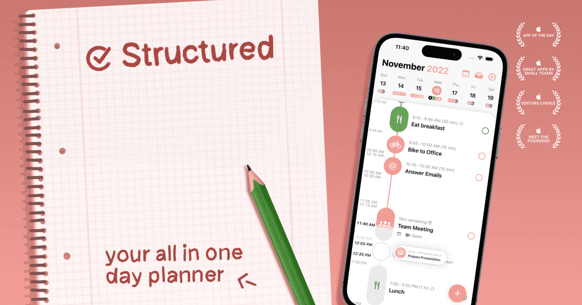 Structured - Daily Planner