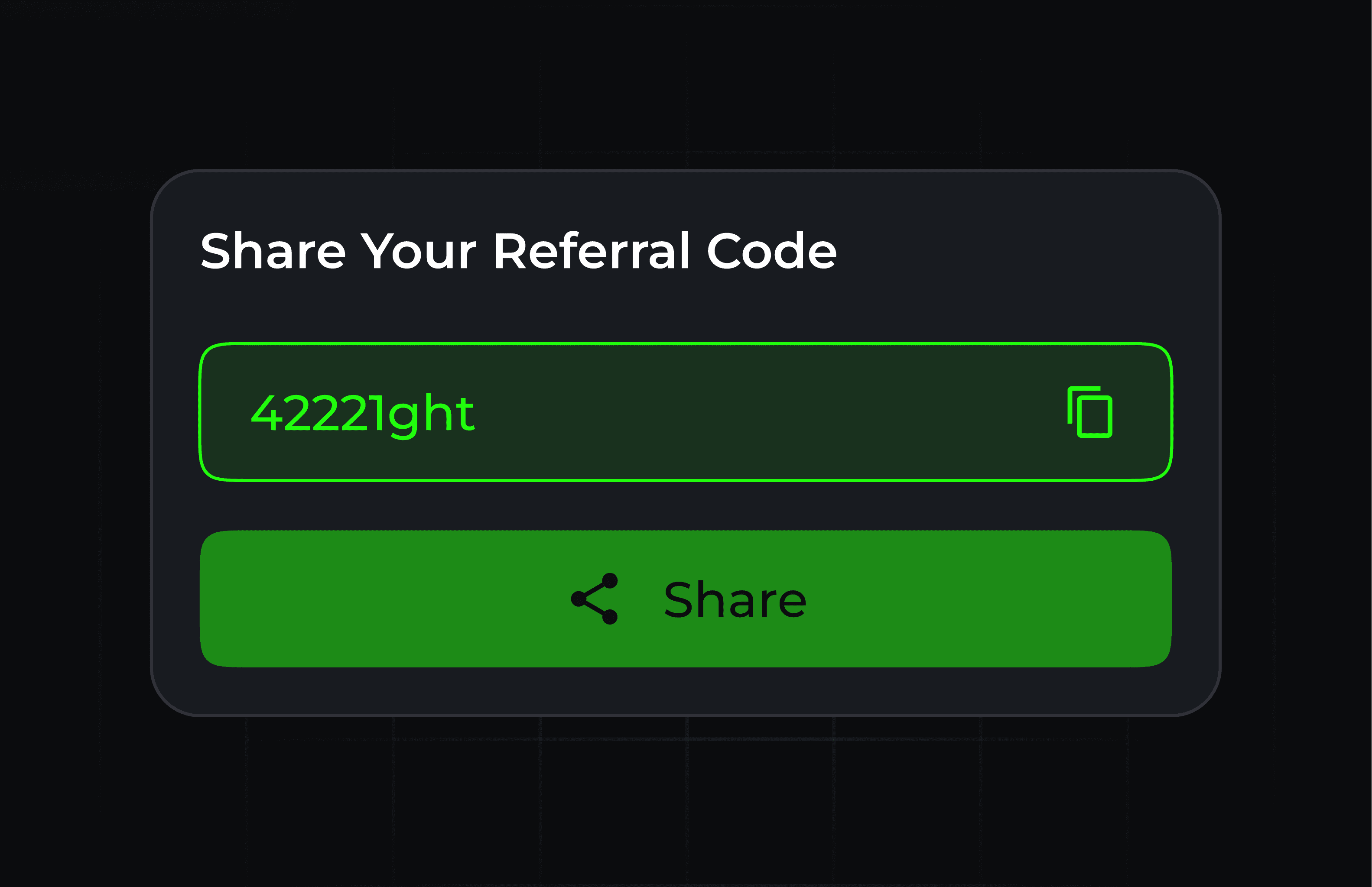 Referral program with user icon and gift icons, representing inviting others and earning rewards.