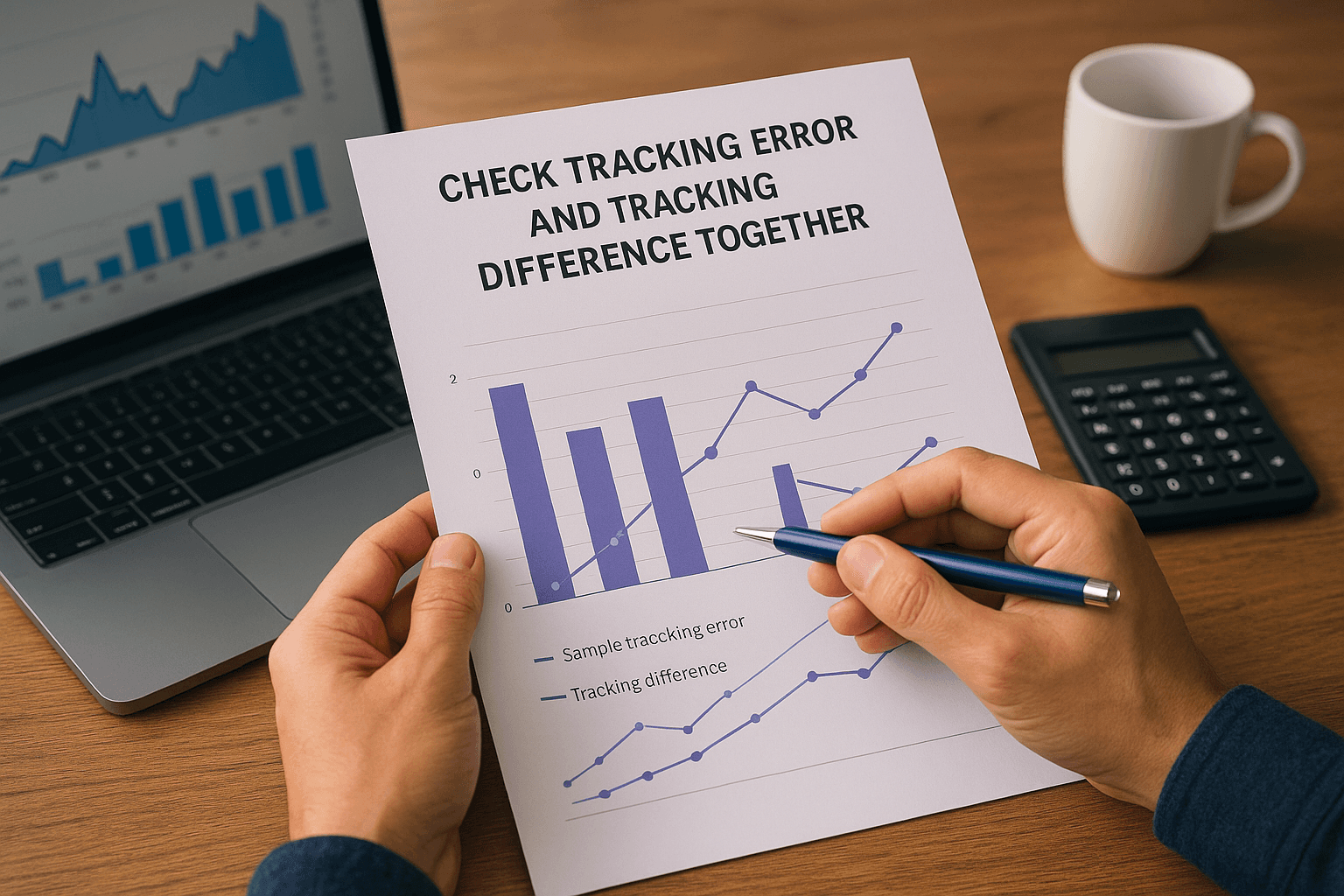 Check tracking error and tracking difference together