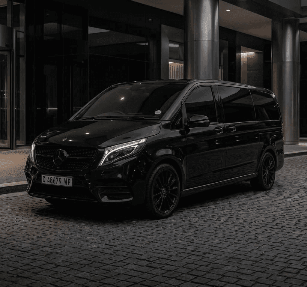 Luxury sedan inspiration, not a confirmed THARI fleet vehicle