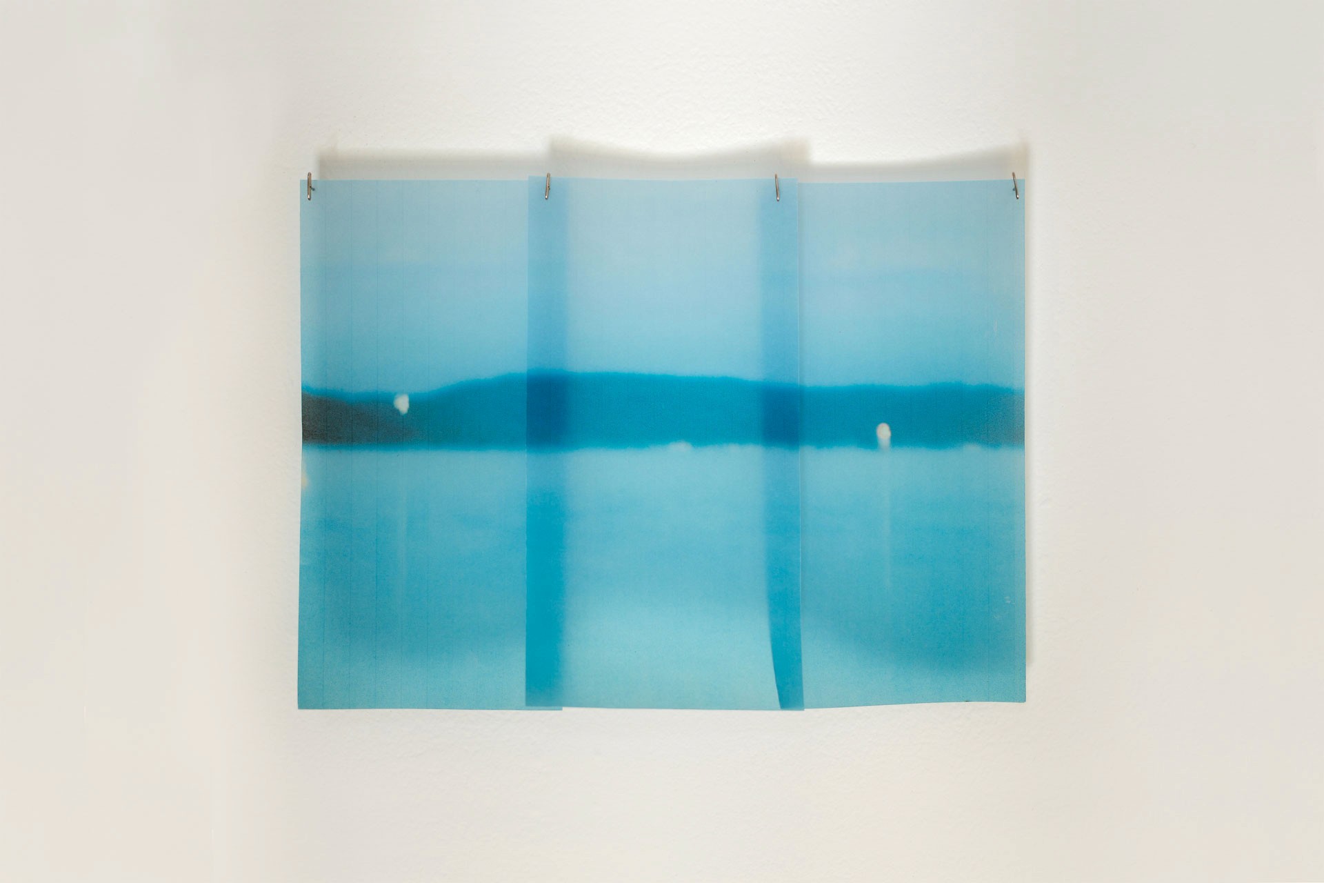 Middle Distance Nocturne, 2024, inkjet print on vellum, 6.5x9"