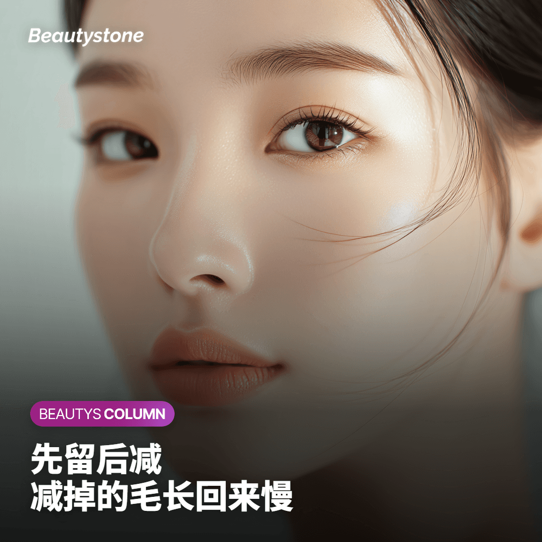 眉形设计:先留后减,边界保守