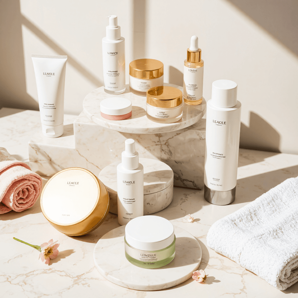 product photography of beauty products