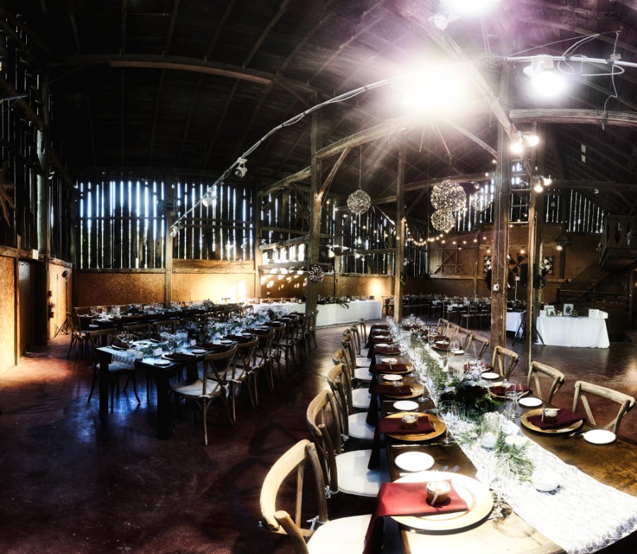 Reception room setup in Barrie, ON