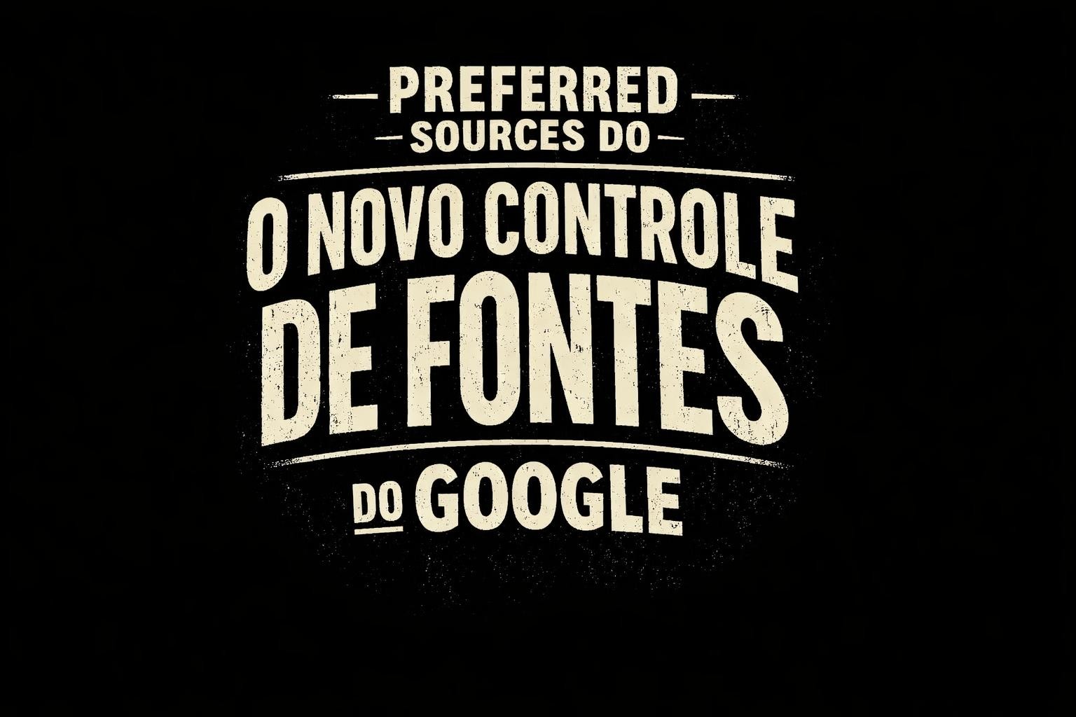 Design a minimal but bold text-only shirt that says “Preferred Sources do Google”