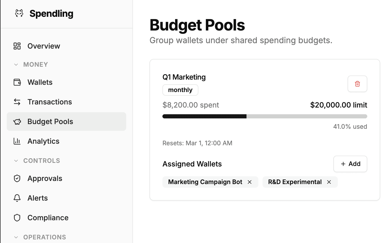 Software user interface