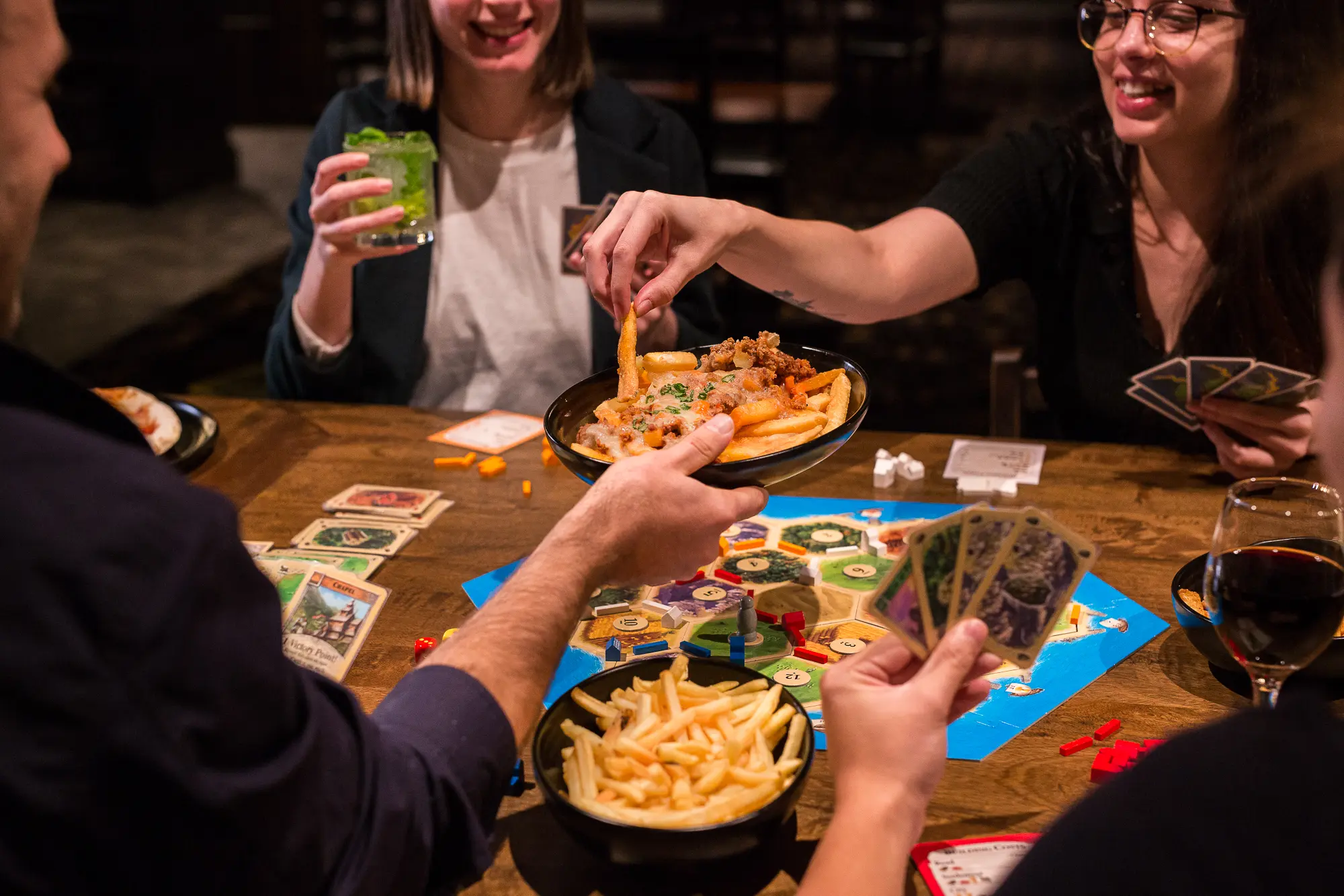 A girl having a great time in FortressArcade