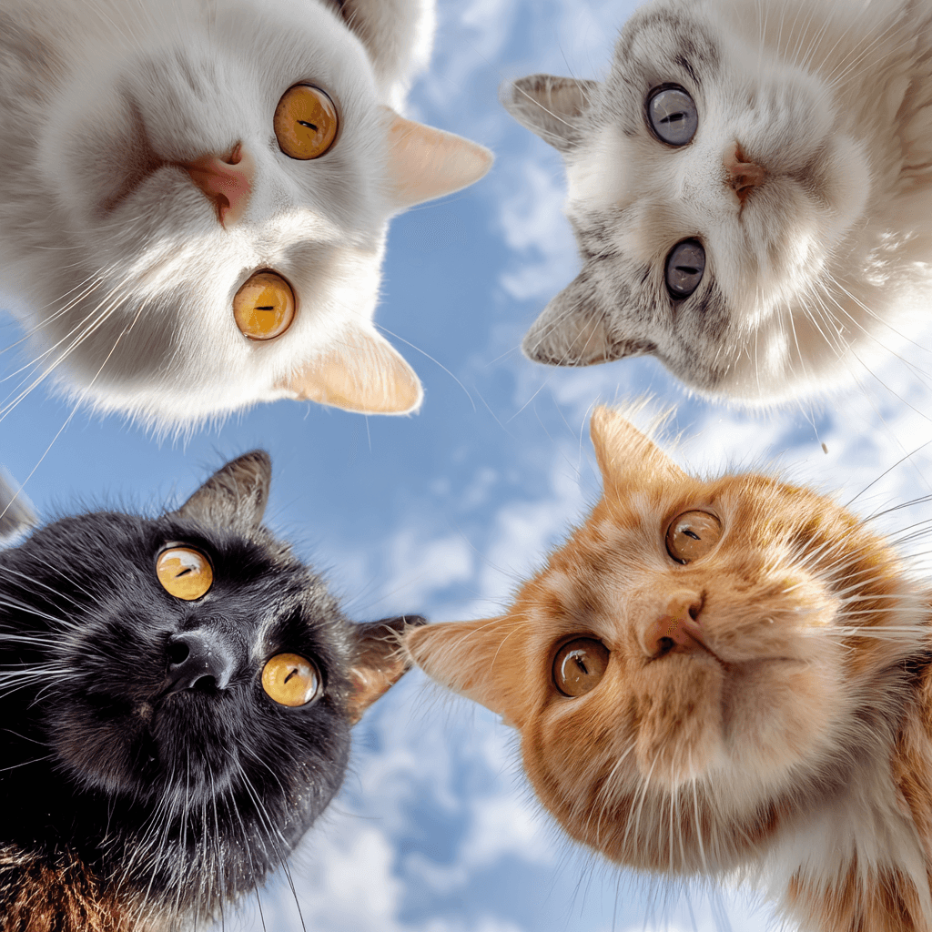 cat crew Apple Watch collection header image featuring stylized colors and artwork.