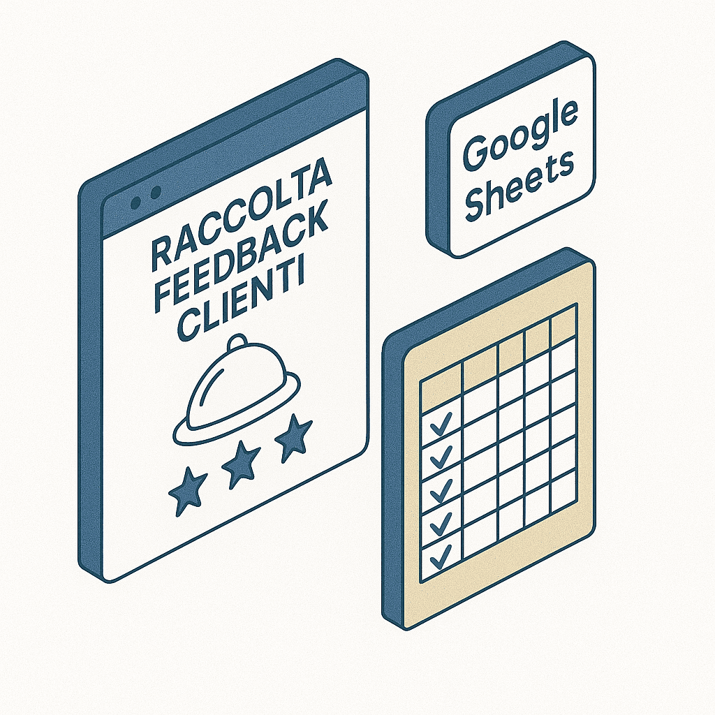 Raccolta feedback clienti ristoranti AI
