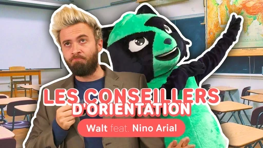 Vignette vidéo pour la campagne d'influence et stratégie 360 Walt Community feat. Nino Arial, illustrant notre expertise en promotion des métiers et attractivité des jeunes via des contenus humoristiques et décalés.