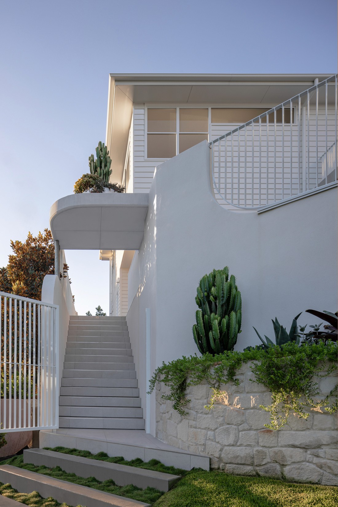 Front facade of Jacaranda House in. Brisbane
