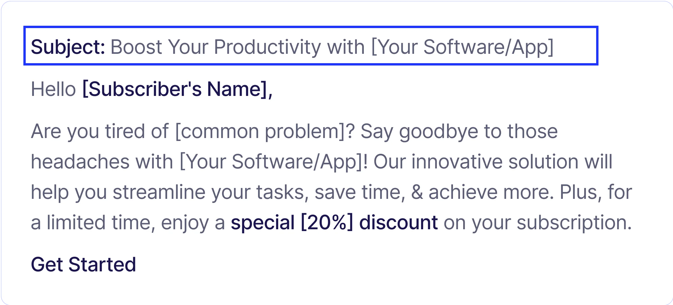 Promotional Email Generator Best Practices - 1