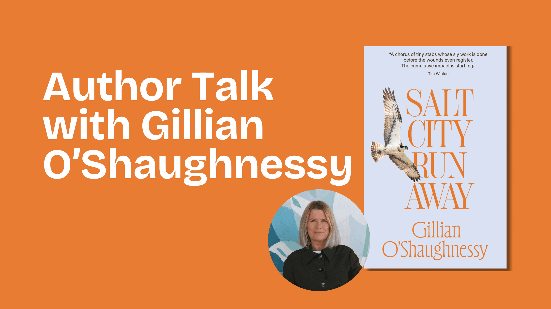Author Talk with Gillian O'Shaughnessy: Salt City Runaway