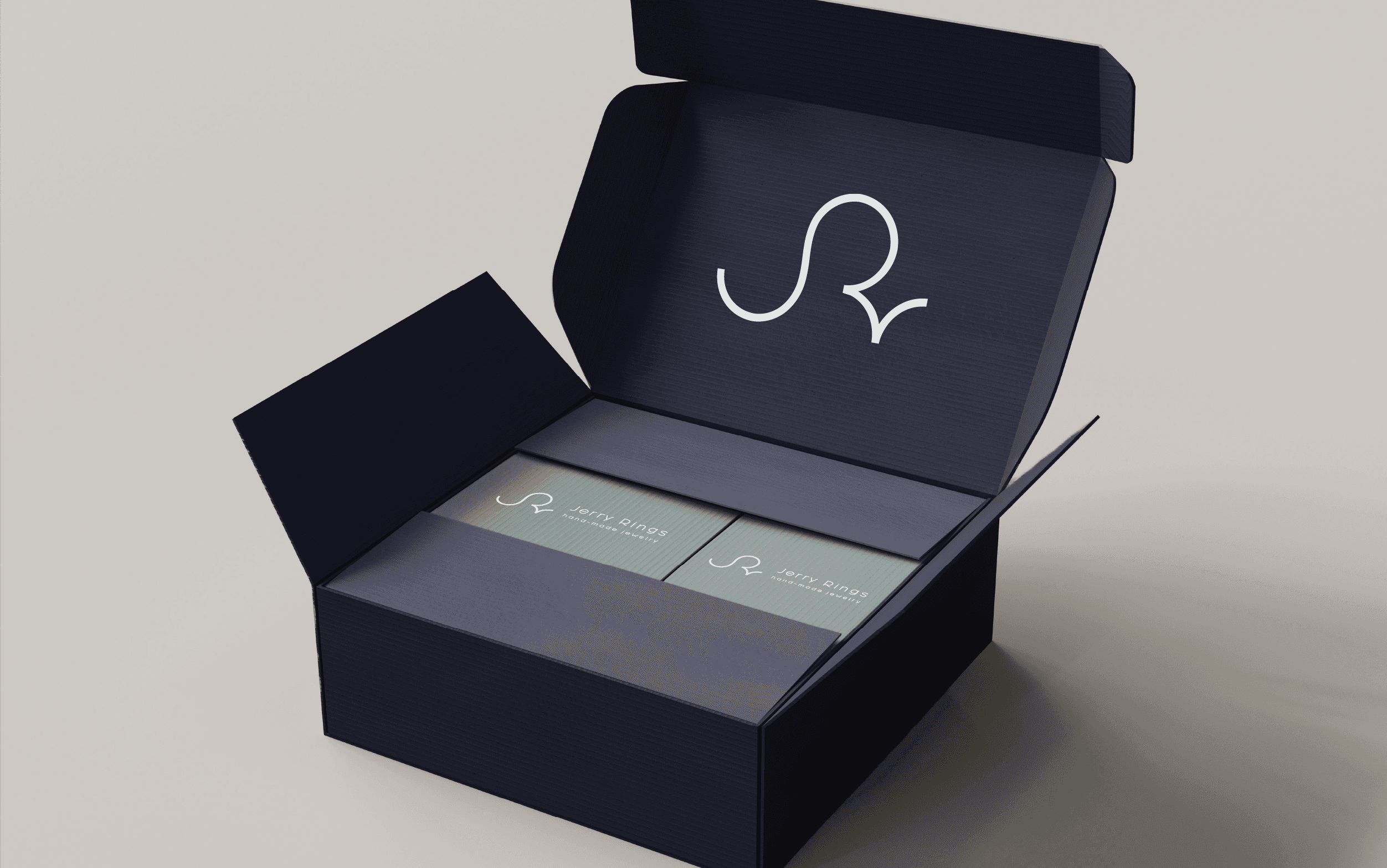 Jerry Rings jewelry package design