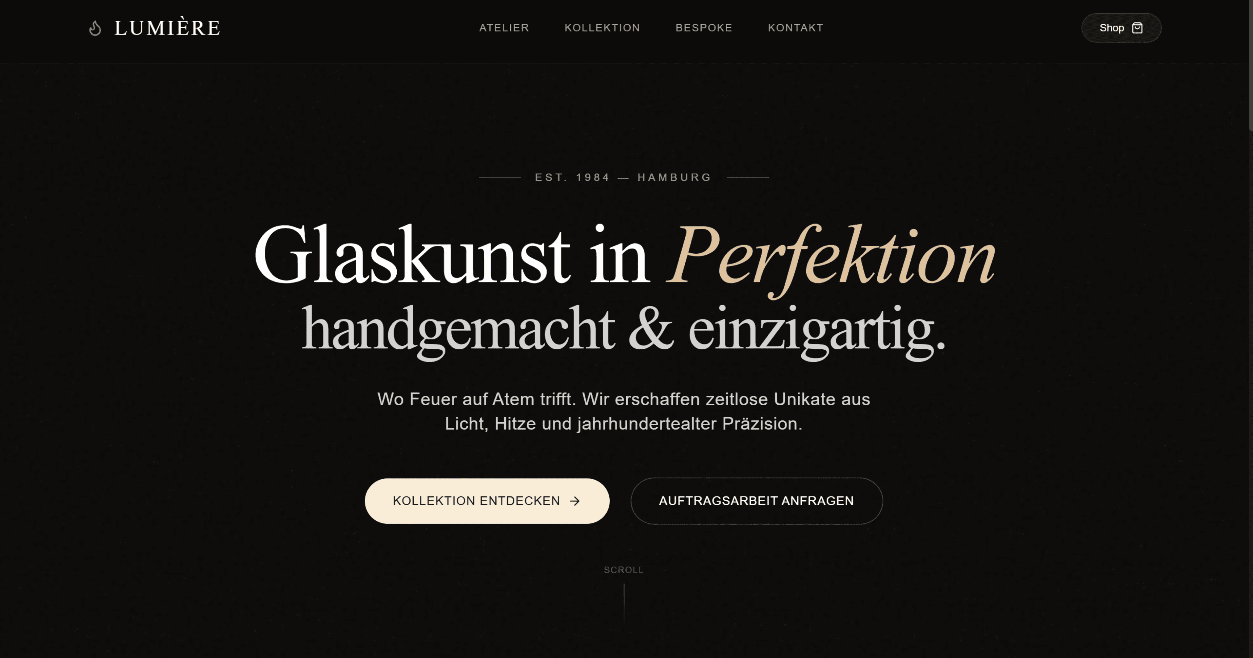 Kundenprojekt für Lumière