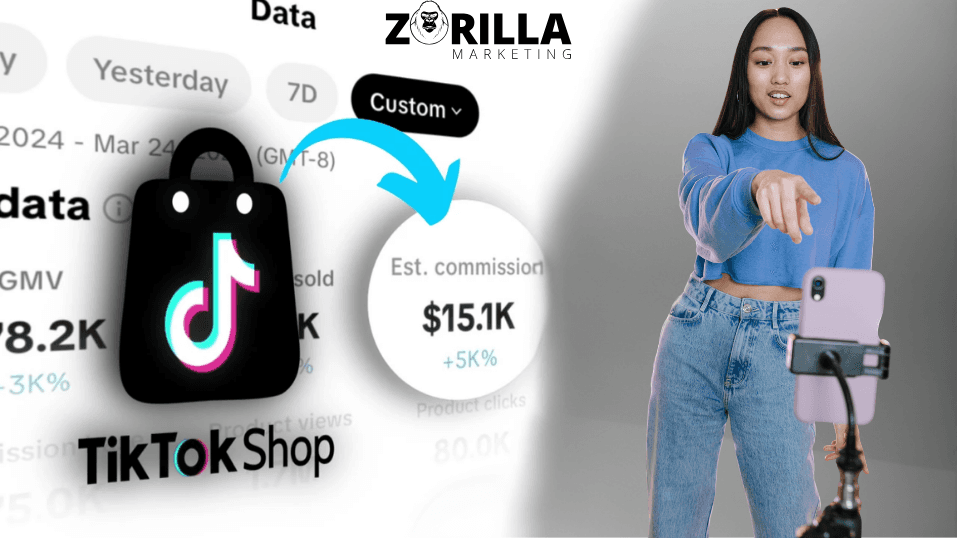 Creator analyzing TikTok Shop commission data dashboard to optimize content strategy and grow monetization safely.