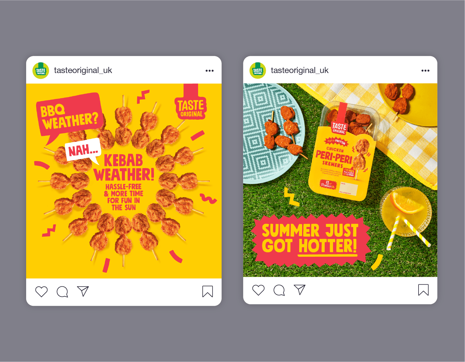 Taste Original Social Media Post Designs