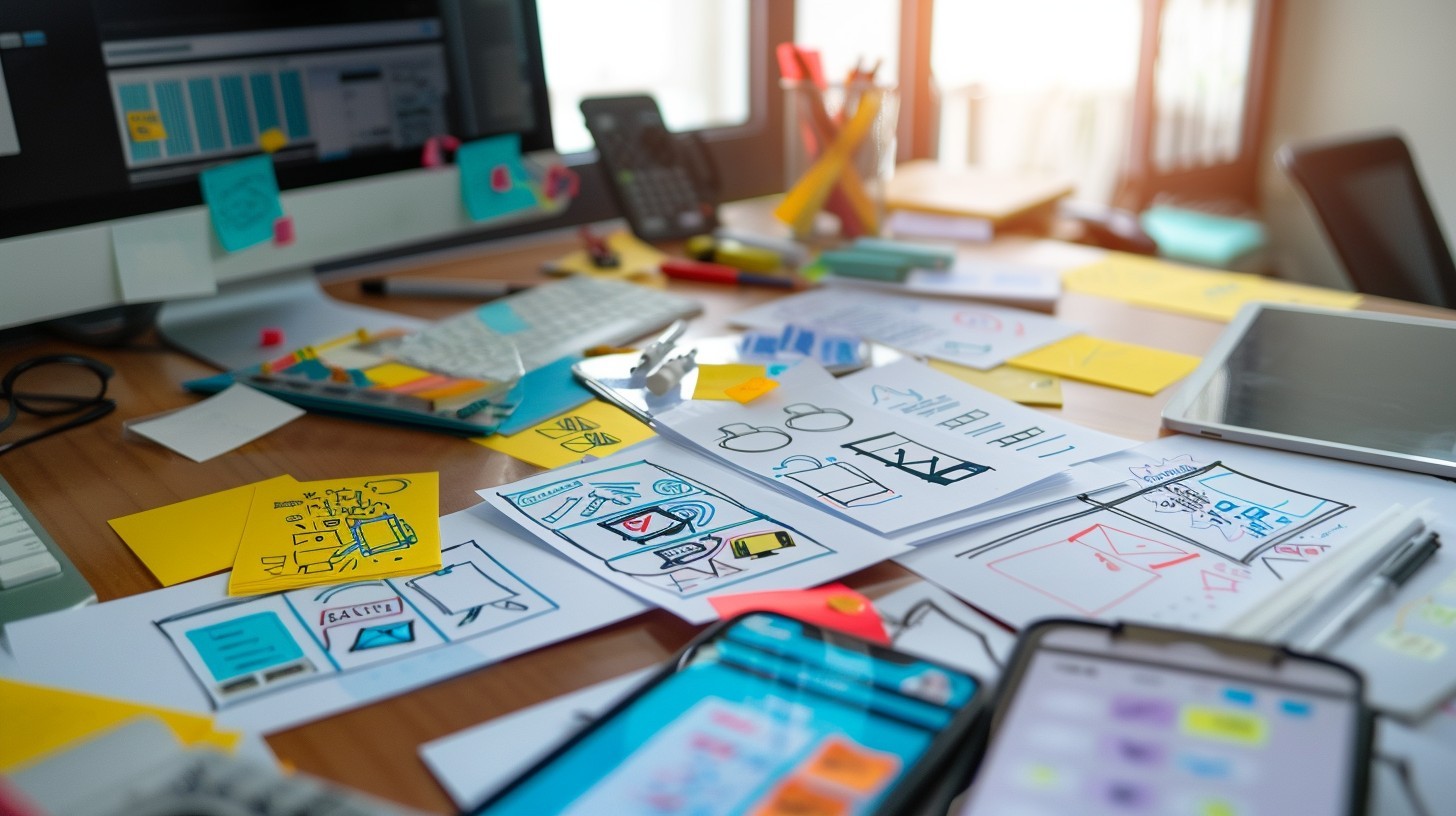 a cell phone leaning on a ledge