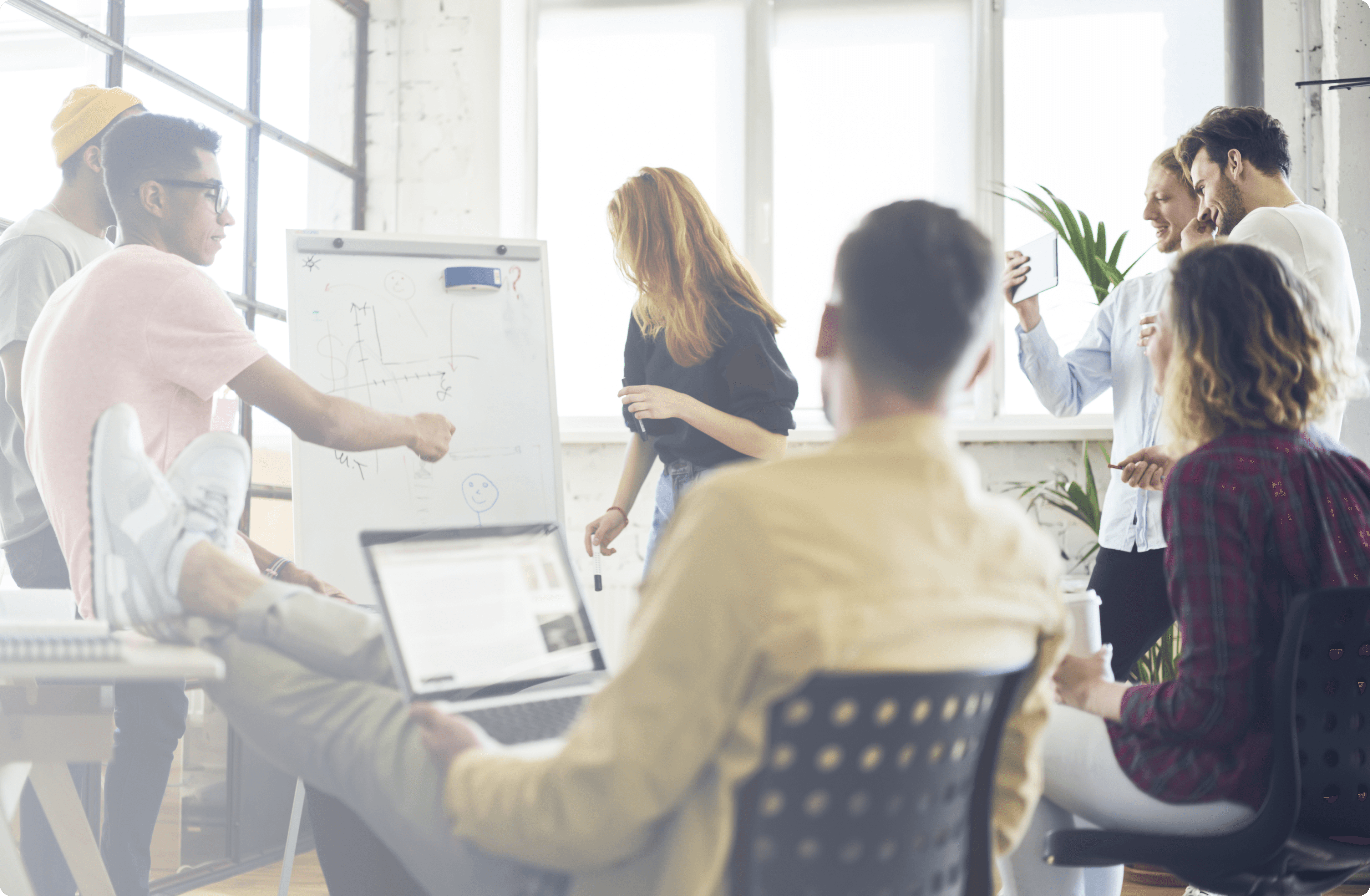 NoFUD About Us - People in office