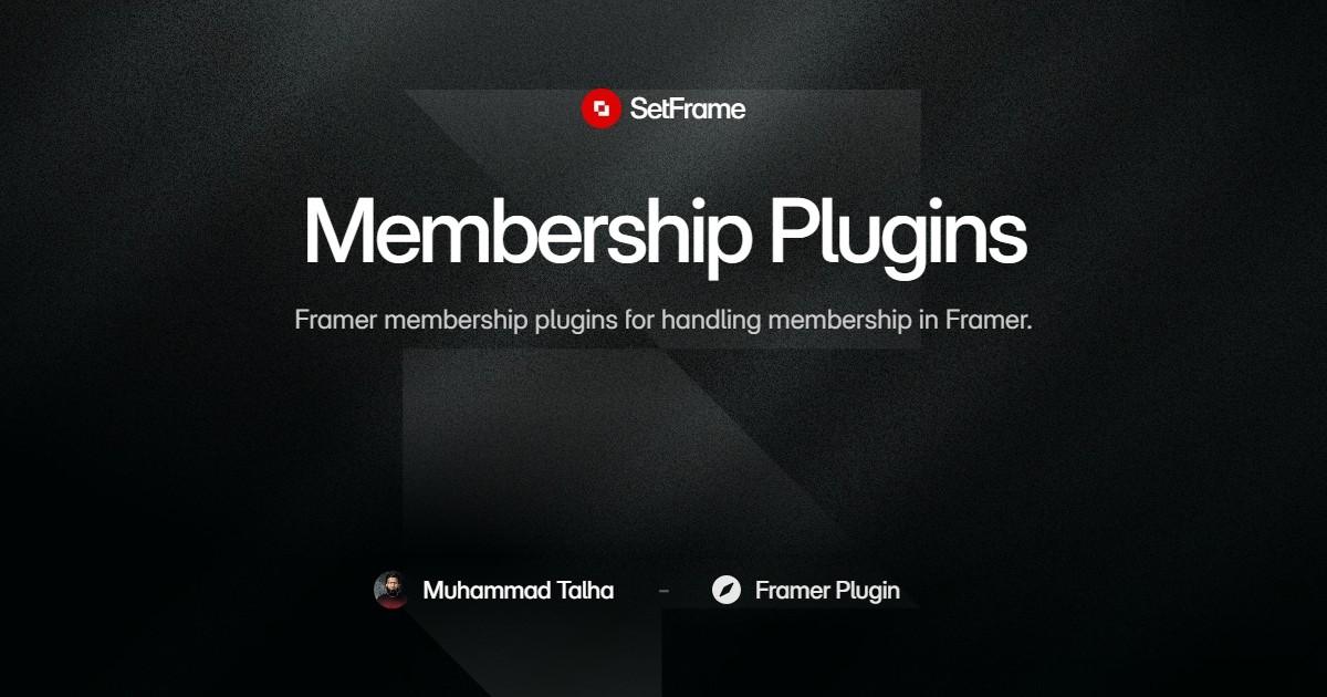4 Best Framer Membership Plugins in 2026 