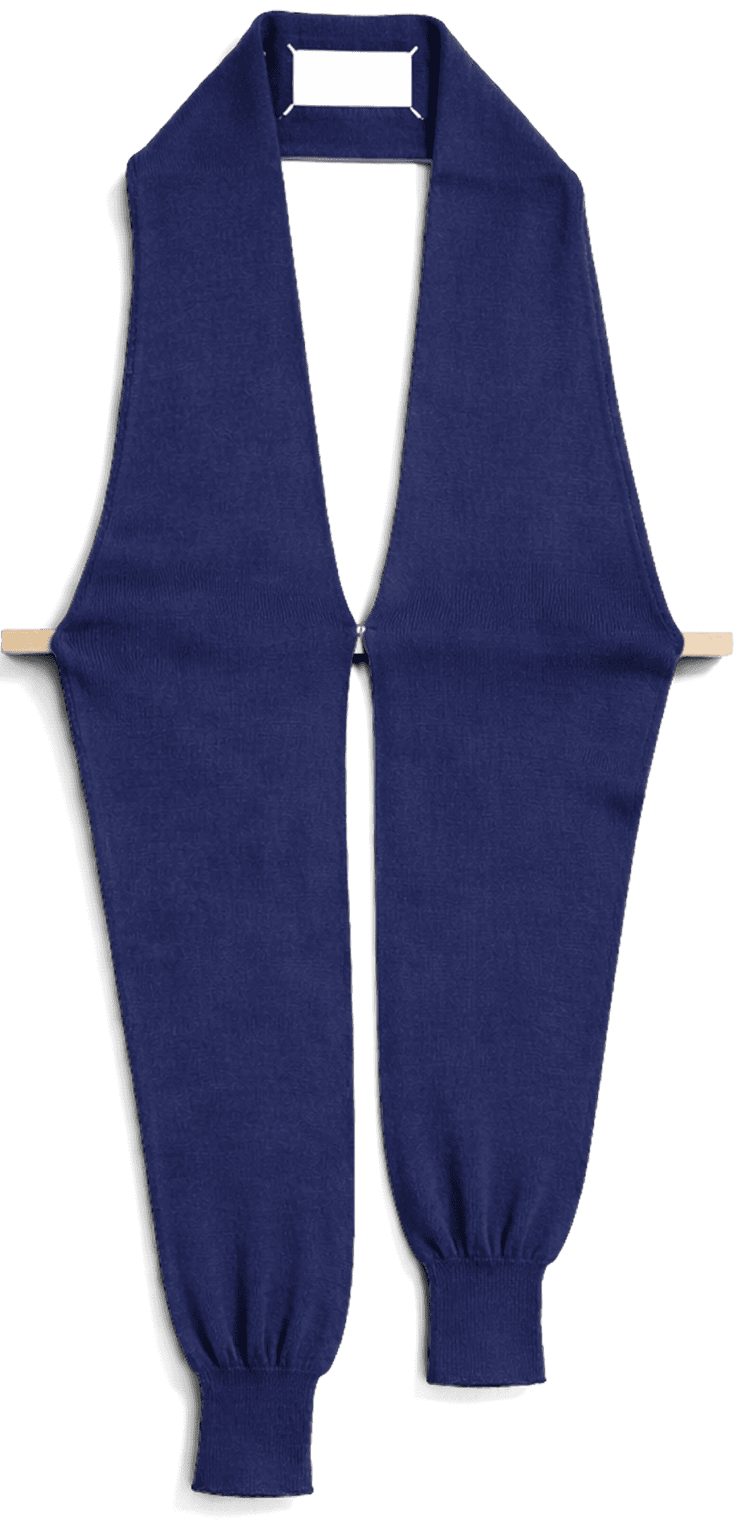 Blue Knit Halter Top