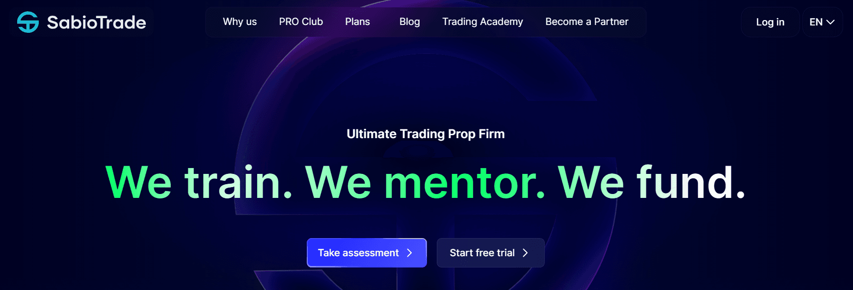 SabioTrade - Prop Firm No Challenge