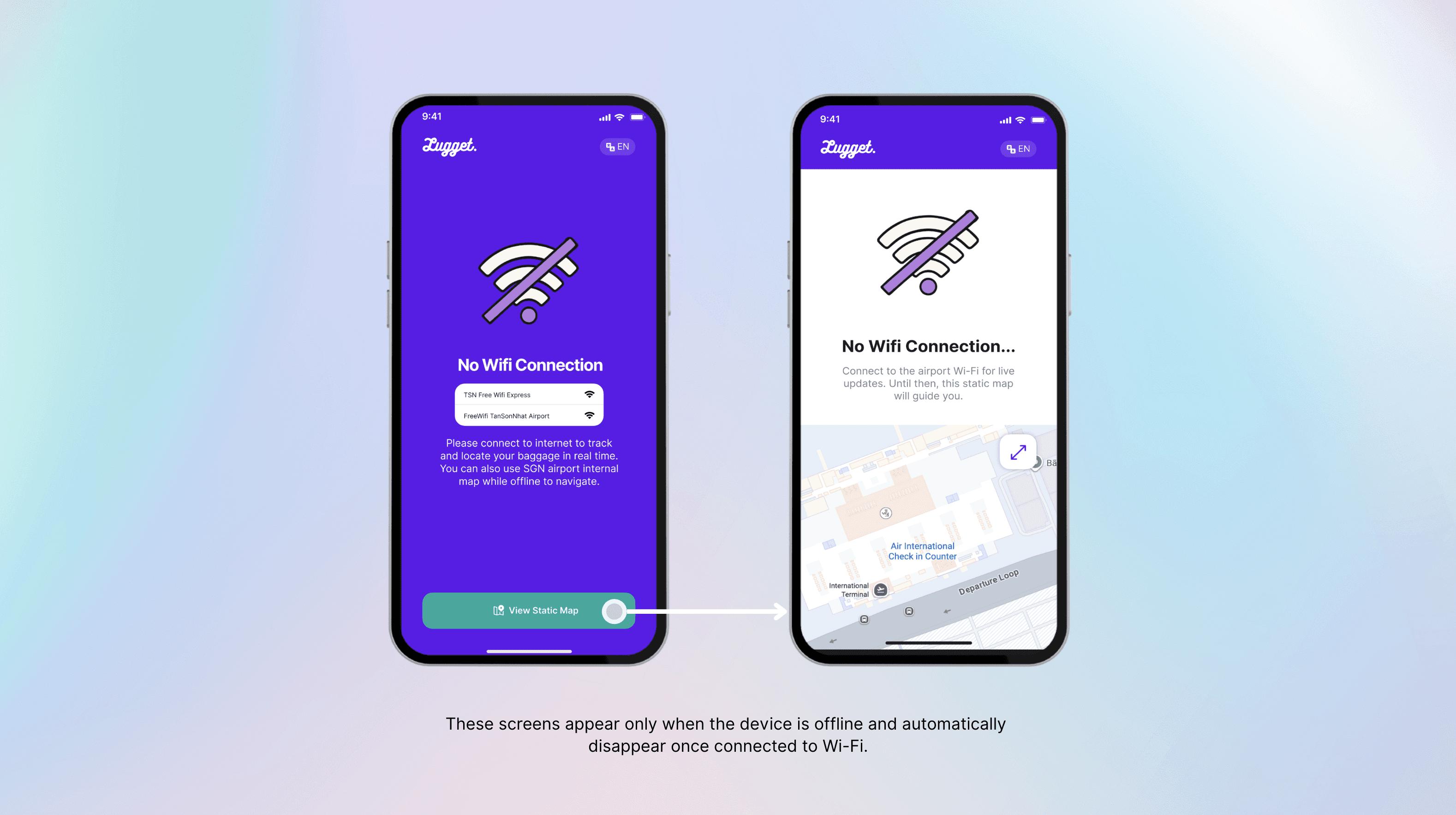 Tablet showing Bloomy UI