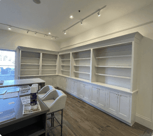 white interior home painted