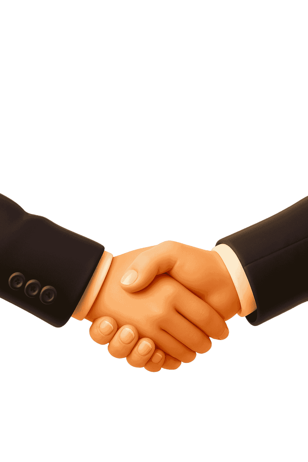 Business handshake illustration
