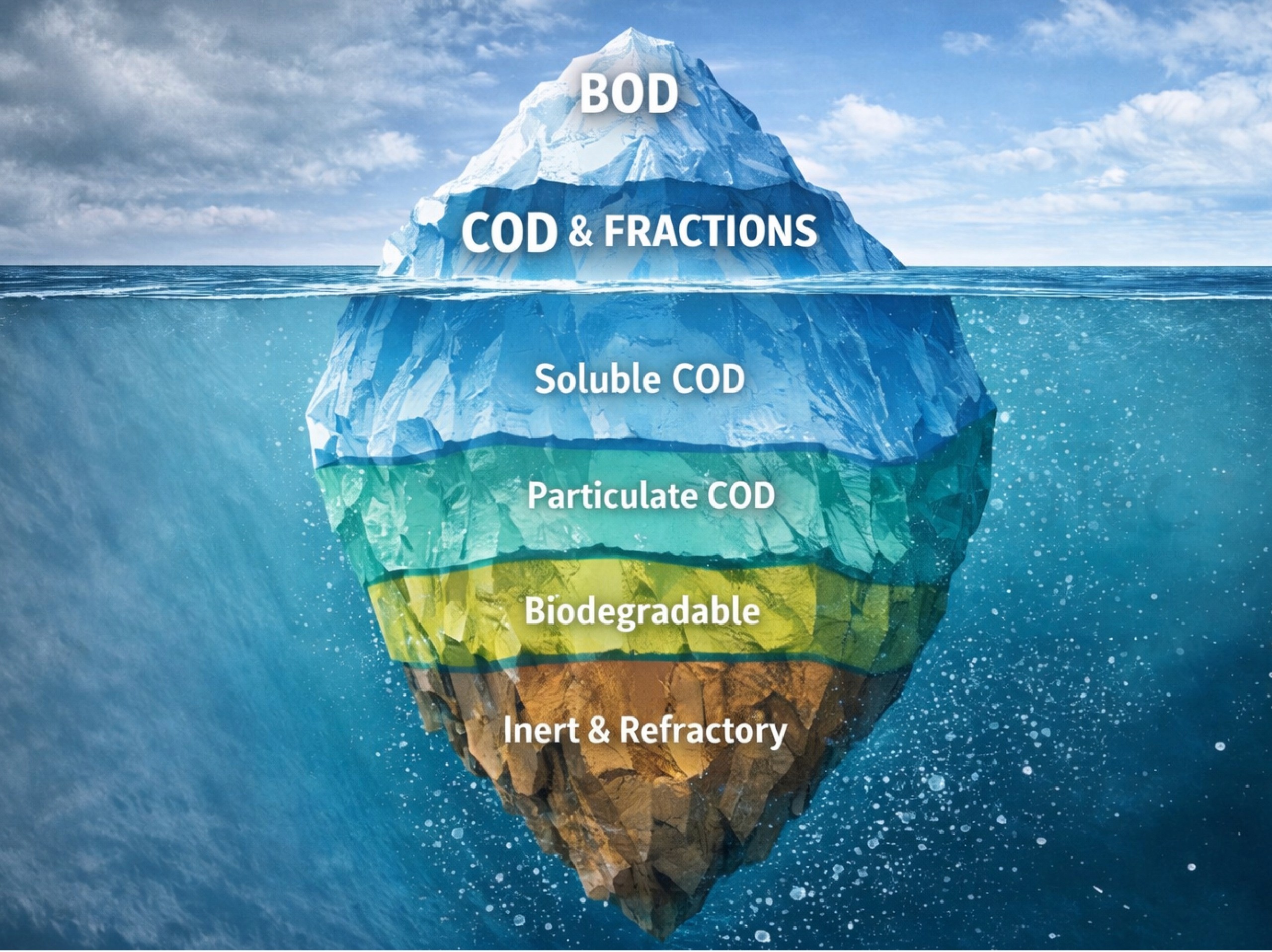 failure of STP design when based only on BOD instead of full COD fractionation