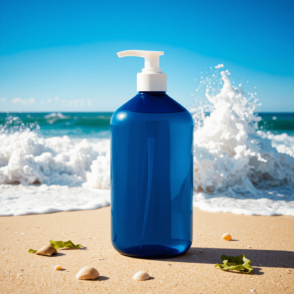 product photography of a bottle of liquid handwash