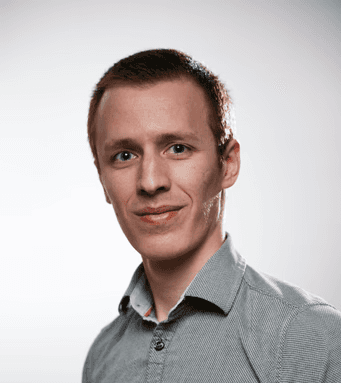 man in gray button up shirt