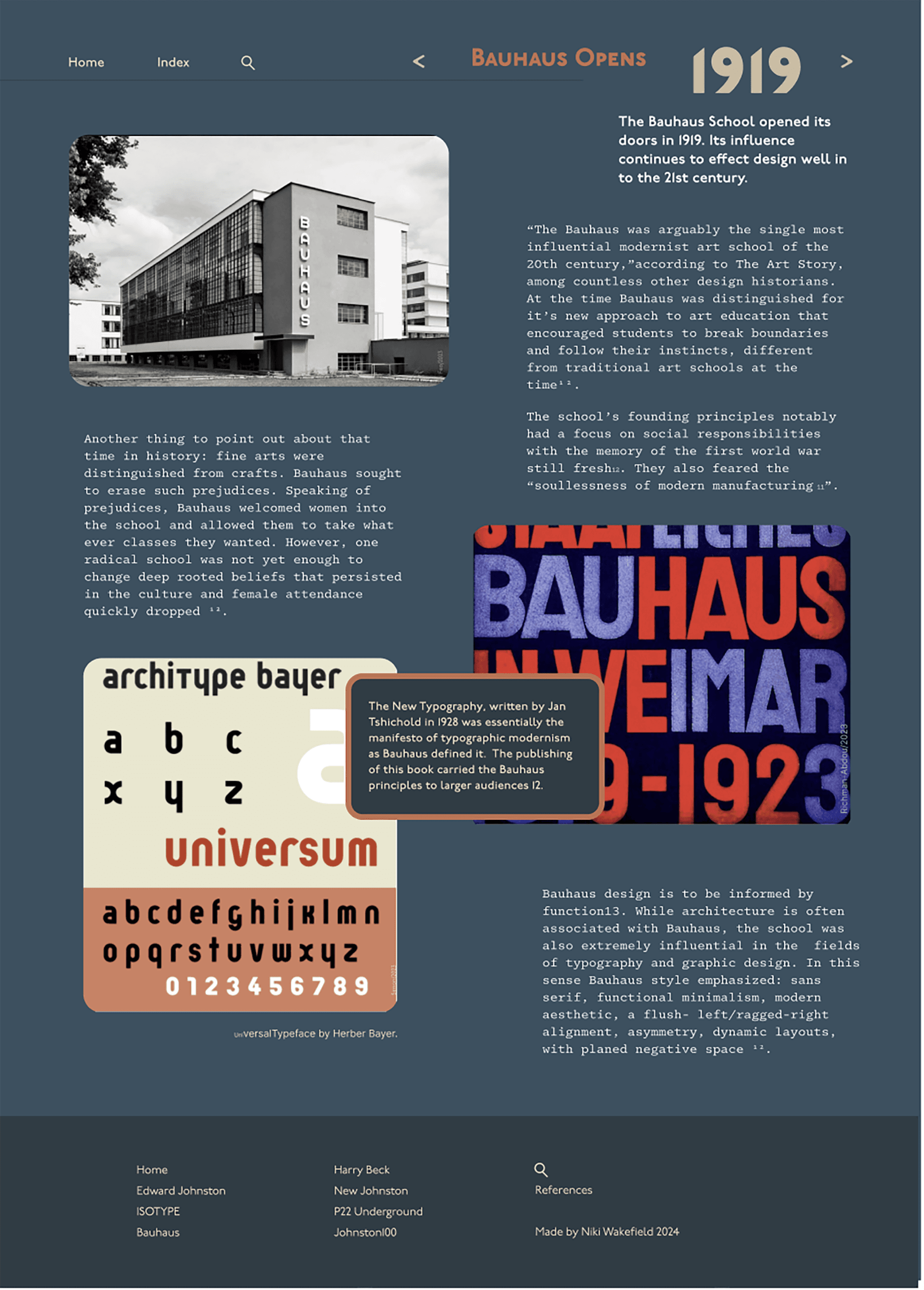 Early iteration 1919 page