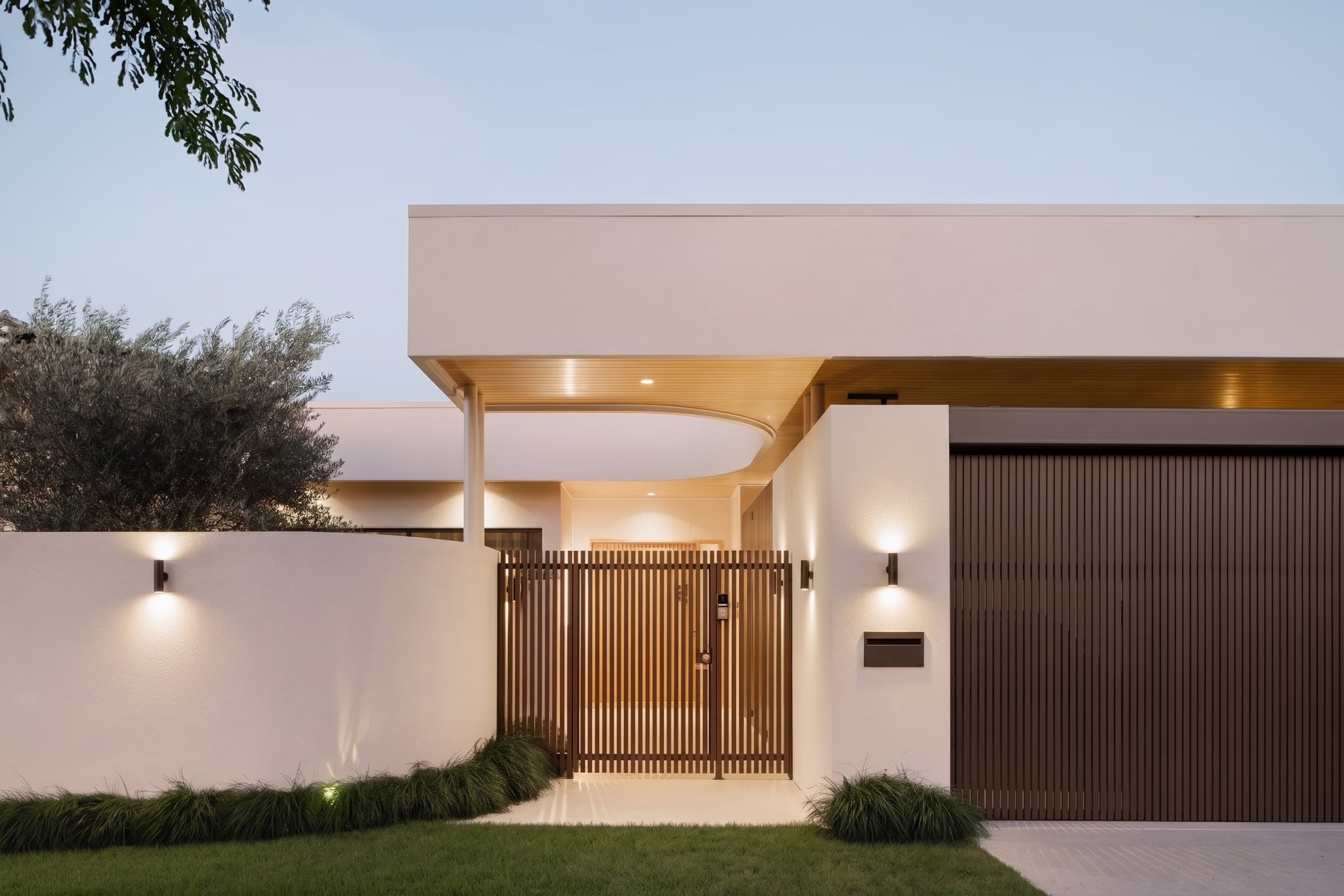 Front facade of Jacaranda House in. Brisbane