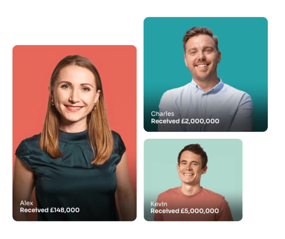 Uncapped campaign creative featuring funded founders