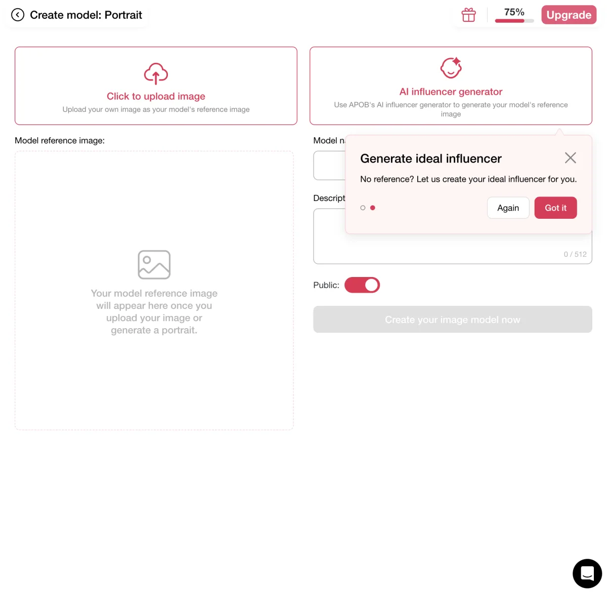 KI-Influencer in wenigen Klicks erstellen